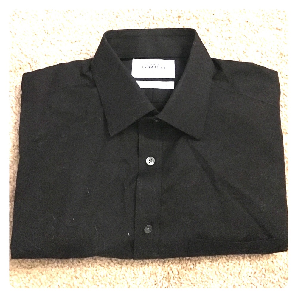 Men’s black button up 16 1/2